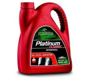 Minerální olej .PLATINUM Classic Mineral 15W-40 4,5L